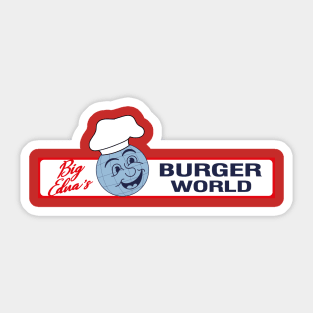 Big Edna's Burger World Sticker